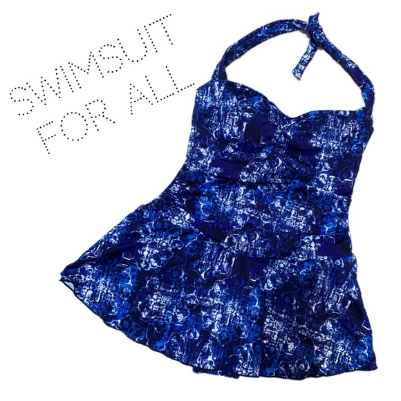 Swimsuits For All Other - NWT swimsuit for all one piece halter top swimsuit size 16